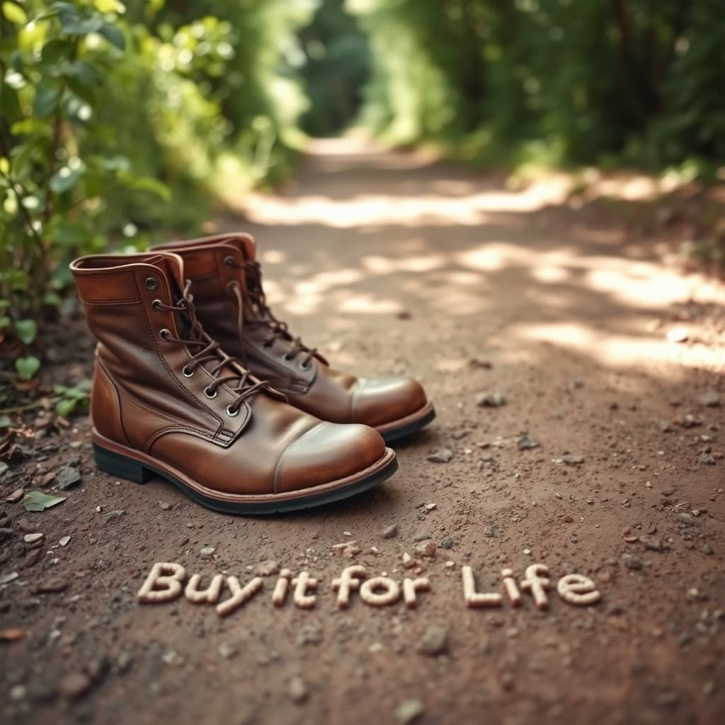 Durable boots symbolizing quality and longevity